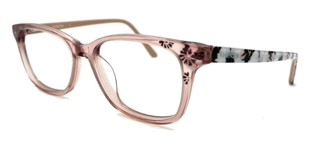 BEBE BB5163 650 BLUSH CRYSTAL PINK EYEGLASSES FRAME 55-17-135 AUTHENTIC